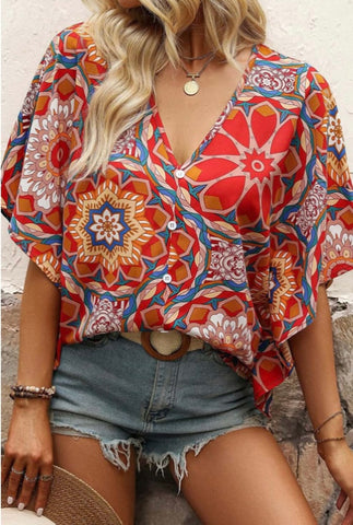 Flowy Top 7298