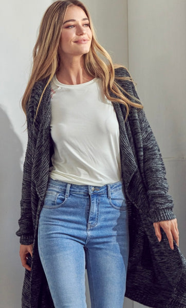 CHUNKY SWEATER KNIT CARDIGAN #2065