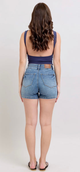 Judy Blue Shorts 150337REG (TUMMY CONTROL | COOL DENIM)