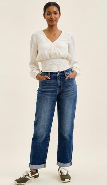 JUDY BLUE MR BILLIE BOYFRIEND DK TRUE INDIGO 82744
