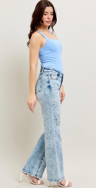 JUDY BLUE HW MINERALS WASH DESTROY 90’s STRAIGHT 88428