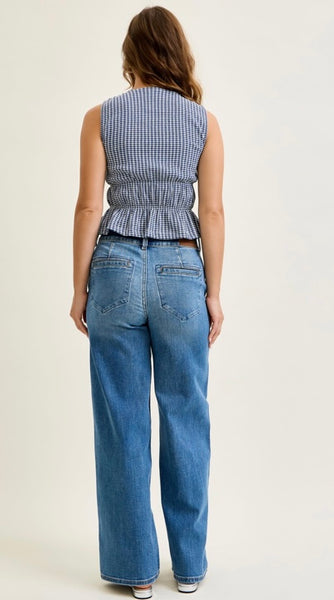 JUDY BLUE 82696 REGULAR LENGTH HW COLUMN W/TROUSER STYLING