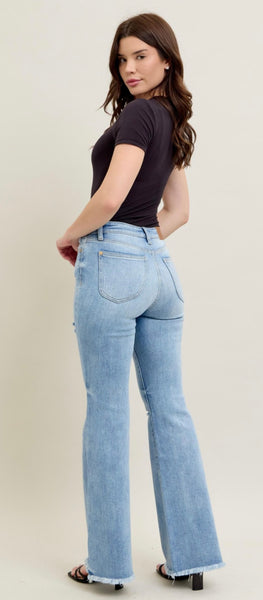 JUDY BLUE HW Flare W/ Shield Pockets 82650