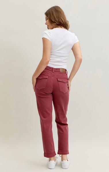 Judy Blue 881026 REG Burgundy