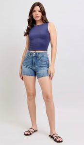 Judy Blue Shorts 150337REG (TUMMY CONTROL | COOL DENIM)