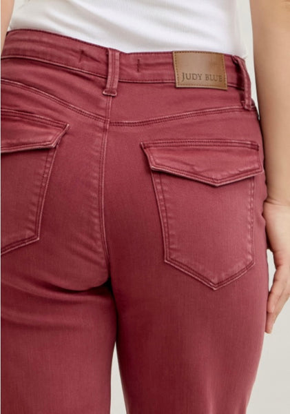 Judy Blue 881026 REG Burgundy