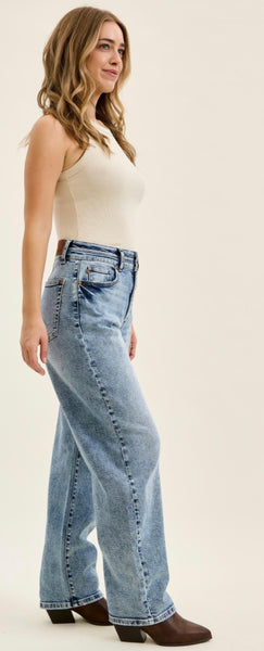 JUDY BLUE 881102 REG HW Marlow Arc Leg Dbl Waistband