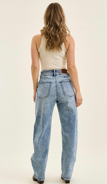 JUDY BLUE 881102 REG HW Marlow Arc Leg Dbl Waistband
