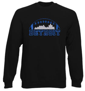Detroit Skyline Embroidered Sweatshirt #DETROIT